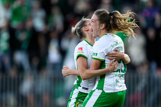 Hammarbys Emma Westin jublar