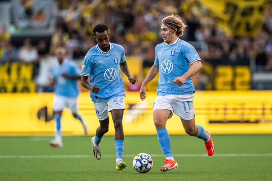 Malmö FFs Taha Ali och Sebastian Nanasi
