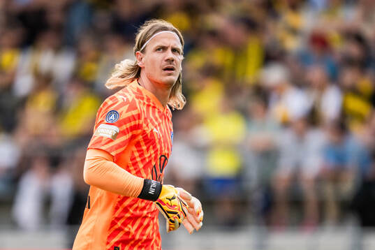 Malmö FFs målvakt Johan Dahlin