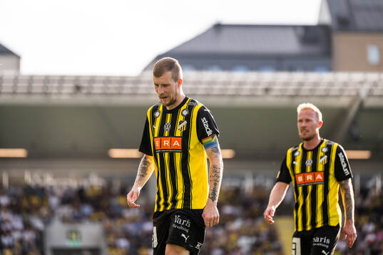 Häckens Simon Gustafson och Mikkel Rygaard Jensen
