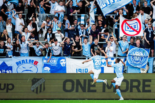 Malmö FFs Erik Botheim jublar