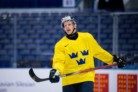 Max Friberg of Sweden at a practice session