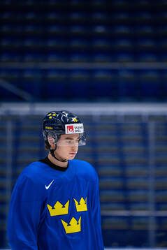 Felix Unger Sörum of Sweden at a practice session