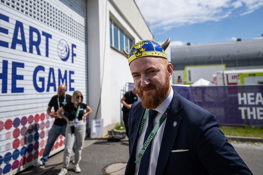 General manager Anders Lundberg of Sweden