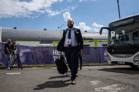 Media manager Gustaf Douhan of Sweden