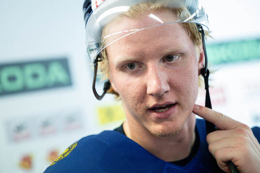 Rasmus Dahlin of Sweden
