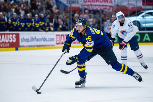 André Burakovsky of Sweden just