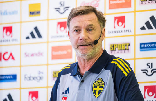 Peter Gerhardsson, head coach of the Swedish women's