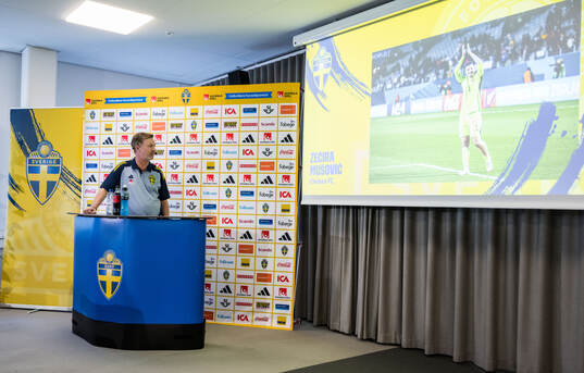 And Peter Gerhardsson, head coach of the Swedish women's
