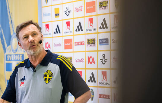 Peter Gerhardsson, head coach of the Swedish women's