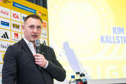 Kim Källström, head of football at the Swedish football