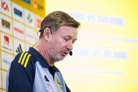 Peter Gerhardsson, head coach of the Swedish women's