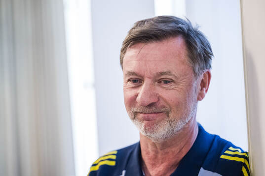 Peter Gerhardsson, head coach of the Swedish women's