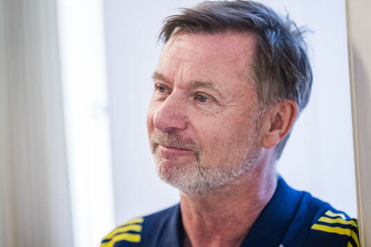 Peter Gerhardsson, head coach of the Swedish women's