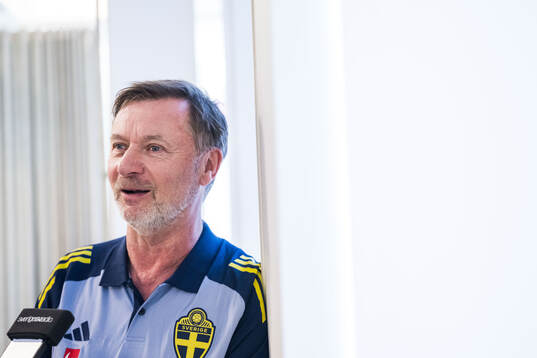 Peter Gerhardsson, head coach of the Swedish women's