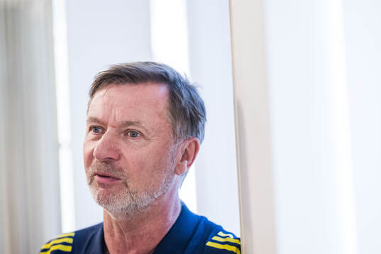 Peter Gerhardsson, head coach of the Swedish women's