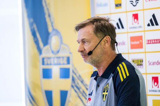 Peter Gerhardsson, head coach of the Swedish women's
