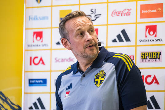 Martin Qvarmans Möller, head coach of the Swedish under-23