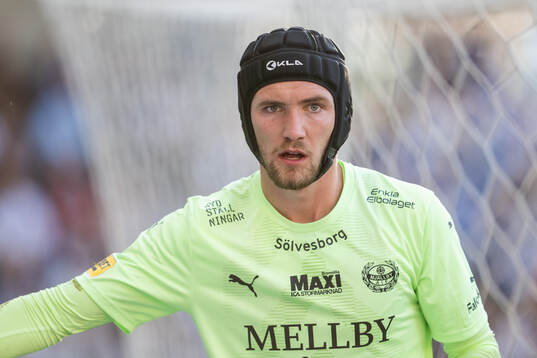 Mjällbys målvakt Noel Törnqvist