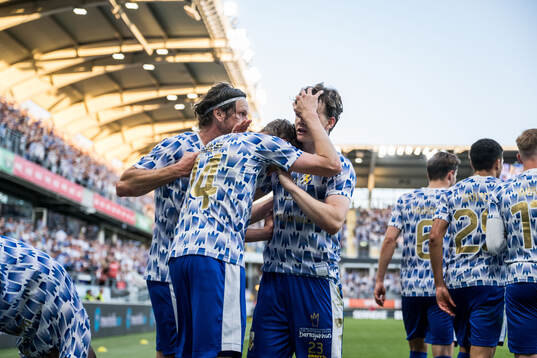 IFK Göteborgs Gustav Svensson, Gustaf Norlin och Kolbeinn