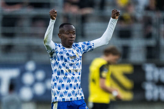 IFK Göteborgs Malick Junior Yalcouye jublar