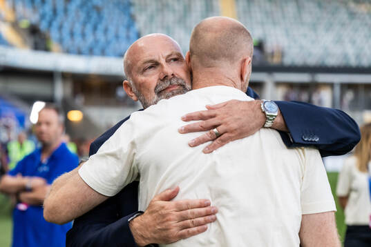 IFK Göteborgs klubbchef Håkan Mild och tränare Jens