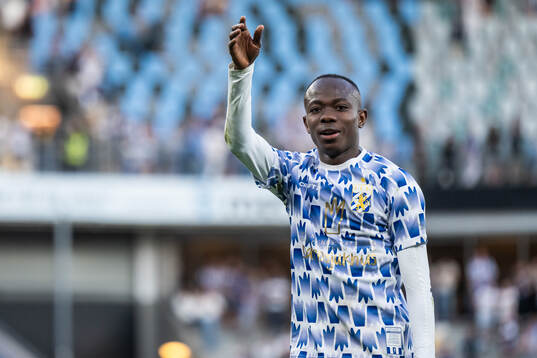 IFK Göteborgs Malick Junior Yalcouye jublar