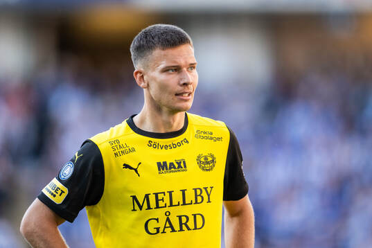 Mjällbys Arvid Brorsson deppar