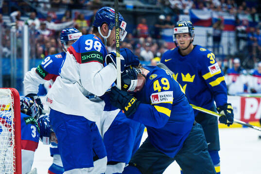 of Slovakia Andrej Golian och Fabian Zetterlund of Sweden