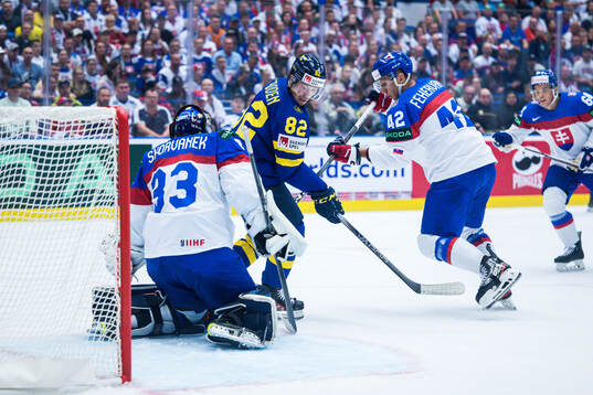 Jesper Frödén of Sweden and Martin Fehervary of Slovakia