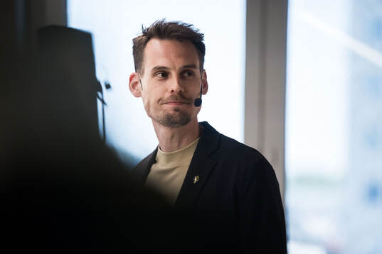 Head coach Daniel Bäckström of the Swedish under-21