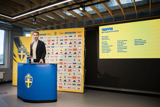 Head coach Daniel Bäckström of the Swedish under-21
