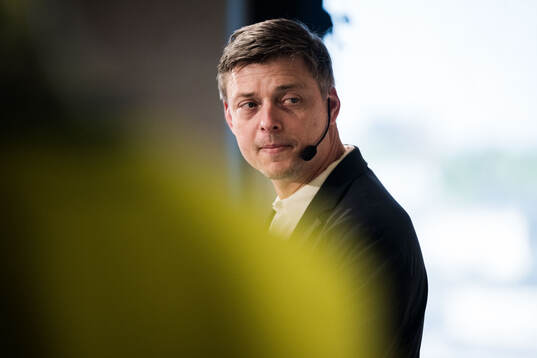 Head coach Jon Dahl Tomasson of the Swedish national