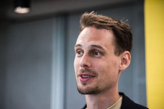 Head coach Daniel Bäckström of the Swedish under-21