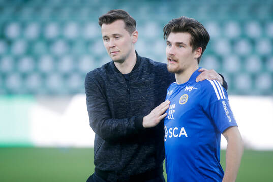 GIF Sundsvalls tränare Douglas Jakobsen och Johan