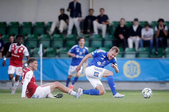 Sandvikens IFs Emil Engqvist och GIF Sundsvalls Pontus