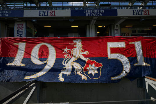 En supporterbanderoll