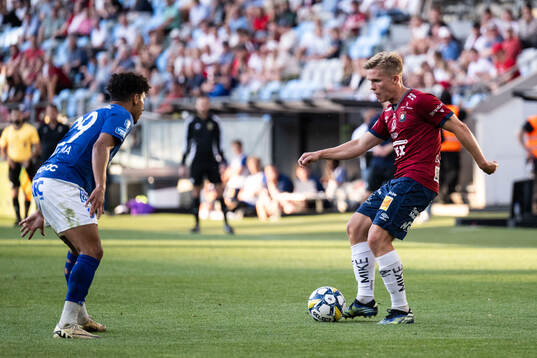 Trelleborgs Othmane Salama och Örgrytes Isak Dahlqvist