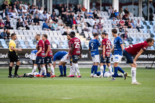 Trelleborgs Hady Saleh Karim och Abel Ogwuche har ont