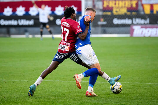 Örgrytes Emmanuel Imoh Ekpenyong  och Trelleborgs Filip