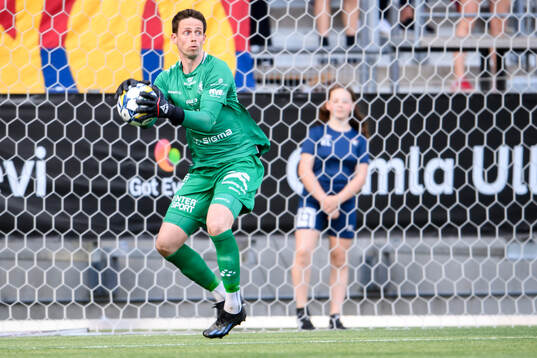 Trelleborgs målvakt Andreas Larsen