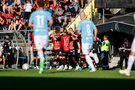 Östersunds Ali Suljic jublar
