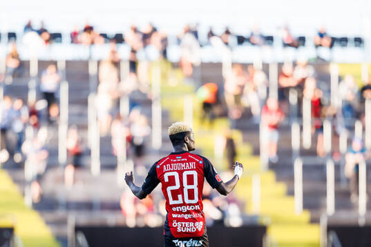 Östersunds Assiedou Yannick Armel Adjoumani deppar