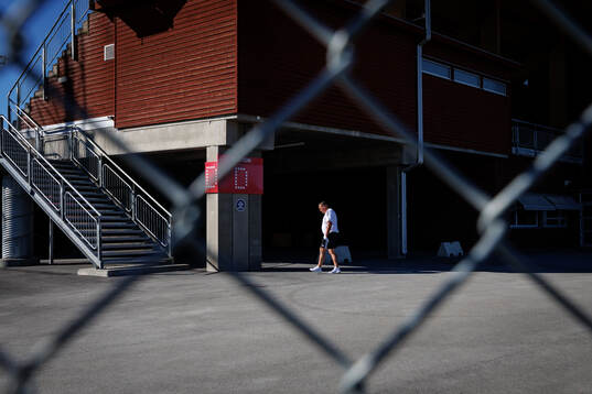 Östersunds huvudtränare Magnus Powell