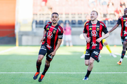 Östersunds Erick Brendon Pinheiro Da Silva jublar