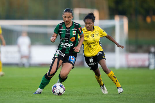 Varbergs BoISs Matilda Mårtensson och Elfsborgs Vanessa
