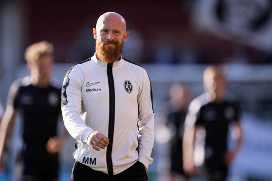 Landskronas tränare Max Mölder