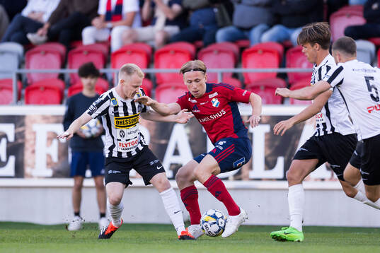 Landskronas David Edvardsson och Östers David Seger