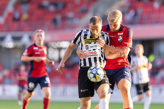 Landskronas Filip Sachpekidis och Östers Mattis Adolfsson