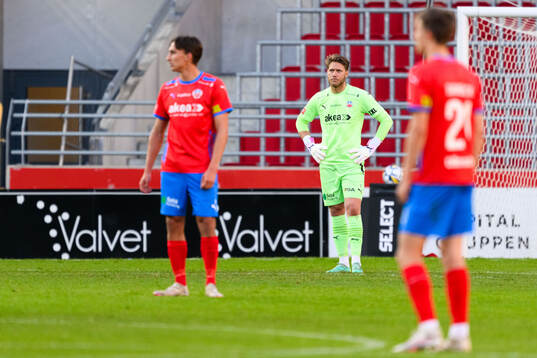 Helsingborgs Kalle Joelsson deppar